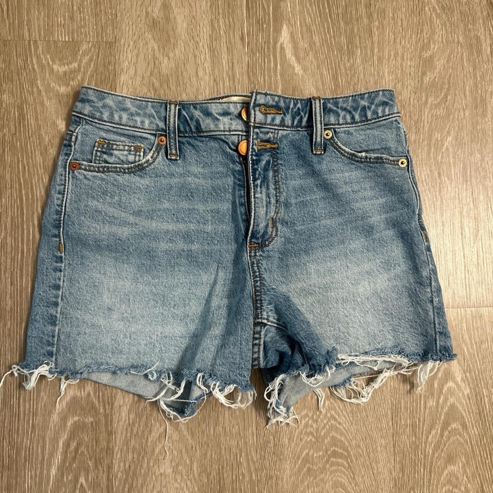 Universal Thread Light Blue Frayed Jean Shorts